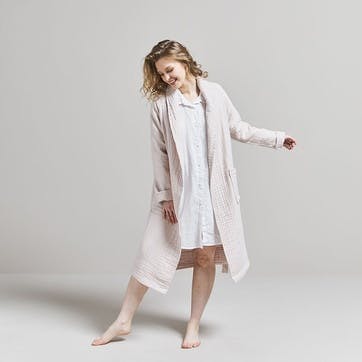 The Dream Cotton Robe Extra Small, Rose