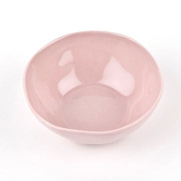Set of 4 small dipping bowls, D8.5 x H3cm, Quail's Egg, pale pink