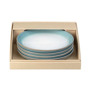 Azure Haze Medium Plate, Set of 4