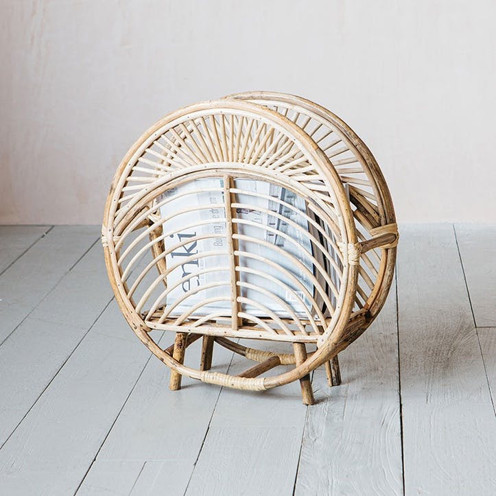 Cane Magazine Rack