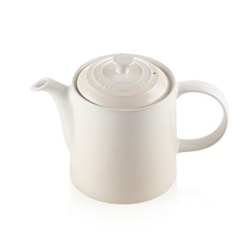 Stoneware Grand Teapot, Meringue