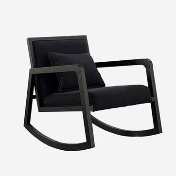 Andrew Martin  Rocking Chair, Black