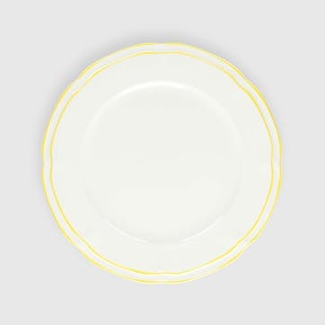 Provence Set of 4 Dinner Plates, D26cm, Yellow