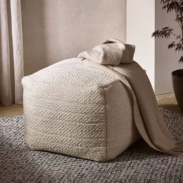 Dalton Pouffe Pouffe H43 x D52cm, Natural