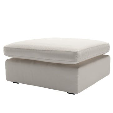 Long Island Slim Medium Rectangular Footstool H47cm x W88cm x D73cm, Taupe