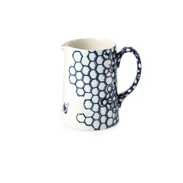 Ink Blue Pollen Tankard Jug, 280ml