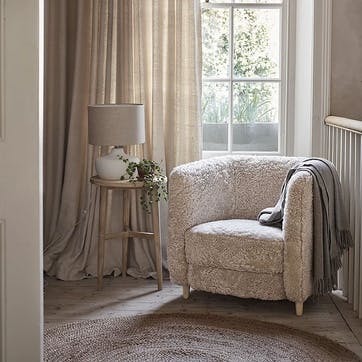 Sheepskin Cosy Chair , Pearl