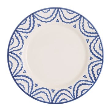 Tabla Set of 2  Dinner Plates D28cm, Blue