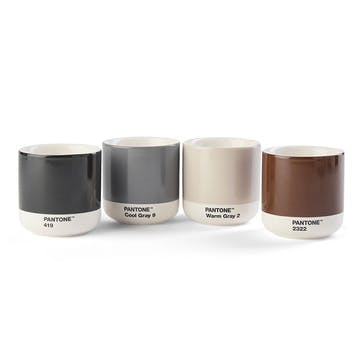 Set of 4 Cortado Thermo Cups 190ml, Multi Colour