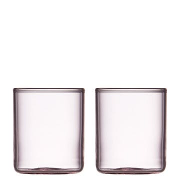 Torino Set of 2 Shot Glasses, 55ml, Pink