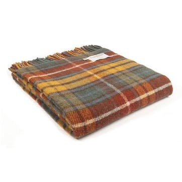 Tartan Throw 150 x 183cm, Antique Buchanan