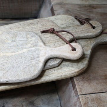 Chunni Chopping Board L60 x W20cm, Natural Mango Wood