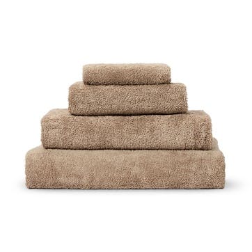 Plain Organic Cotton Towel Bundle, Large, Mushroom