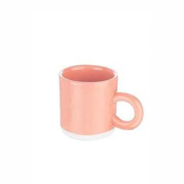 Dipped Espresso Mug, 100ml, Pink