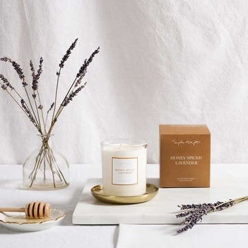 Honey Spiced Lavender Candle