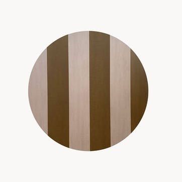 Stripe Placemat D28cm, Ochre