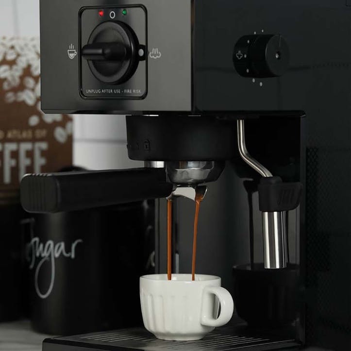 Espresso Coffee Machine   Black