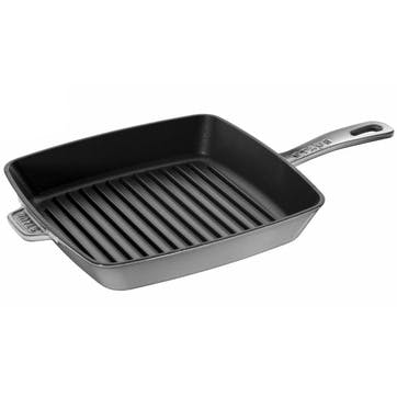 Cast Iron American Square Grill, Graphite Grey