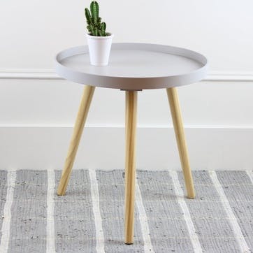 Larsen Side Table, Large, Grey