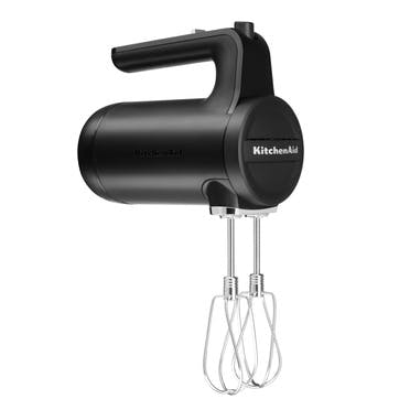 Cordless Hand Mixer, Black Matte