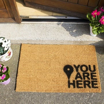 You Are Here Doormat