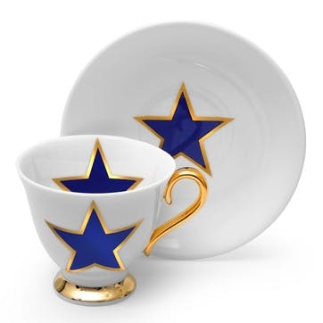 Lucky Stars Tea Cup & Saucer