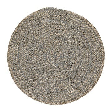 Jute Set of 4 Placemats D27cm, Gull Grey