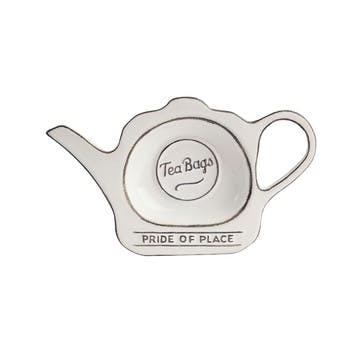 Pride of Place Tea Bag Tidy, White