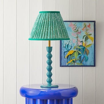 Mildred Table Lamp H31.5cm, Turquoise