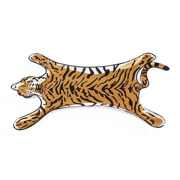 Tiger Stacking Tray 18 x 12cm, Gold