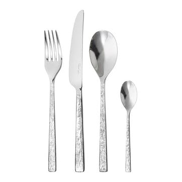 Blockley Slate 24 Piece Cutlery Set, Stainless Steel