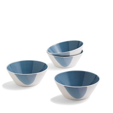 Signature 1815 Set of 4 Bowls D16cm, Blue