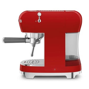 50's Style Espresso Coffee Machine, Red