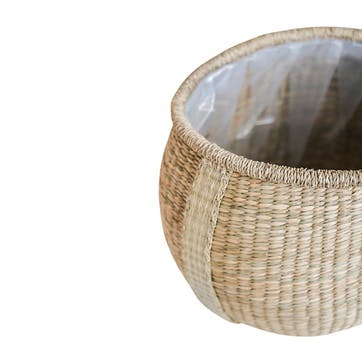 Pando Set of 2 Seagrass Baskets, Natural