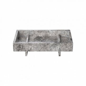 Abento Marble Tray, Sharkskin