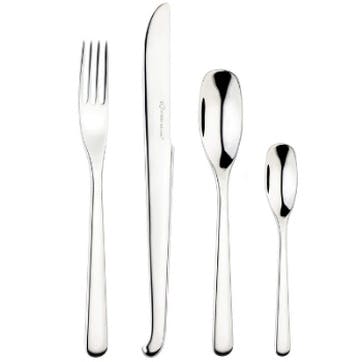 24 Piece Cutlery Set, Balsa, Mirror Finish