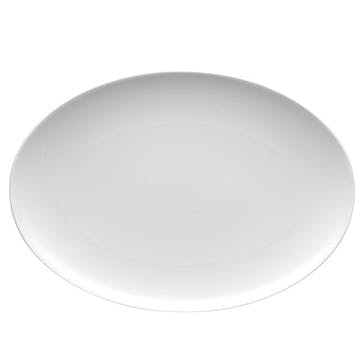 Loft, Oval Platter, 40cm, White