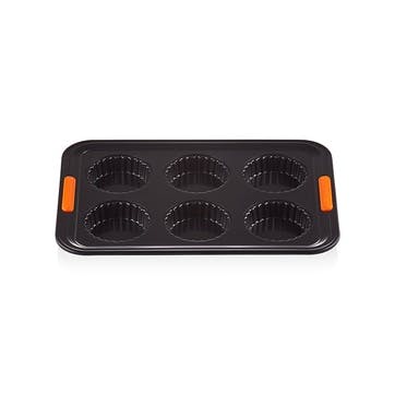 Bakeware Non-Stick 6 Cup Tart Tray