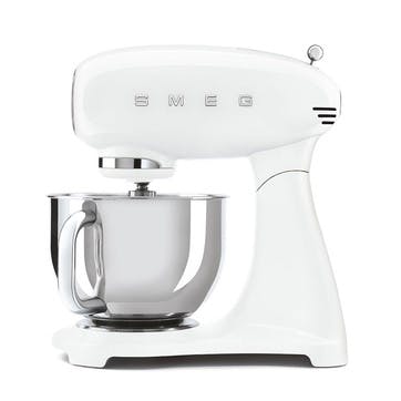 50's Style Stand Mixer, Full Colour White