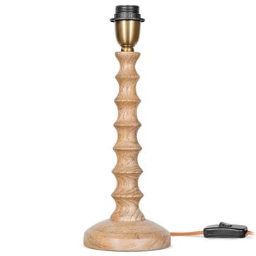 Avisa Mango Wood Table Lamp, Natural