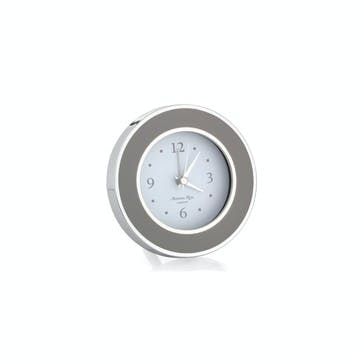 Alarm Clock; Chiffon & Silver