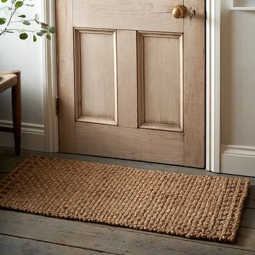 Woodbury Double Doormat, 115 x 55cm, White