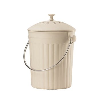 Cream Eco Compost Pail, 4.5l