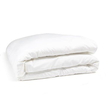 Edged Sateen  Duvet Cover Superking, White