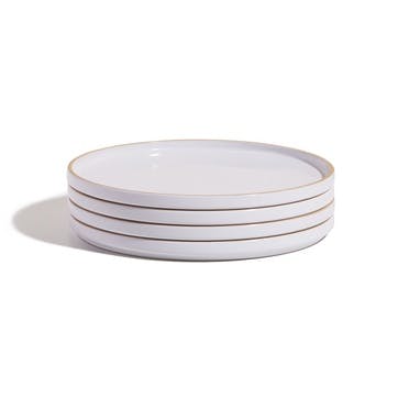 Set of 4 Dinner Plates 27cm, Steam