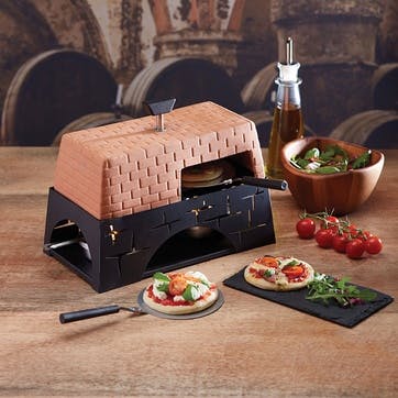 Artesà Mini Tabletop Pizza Oven, Terracotta