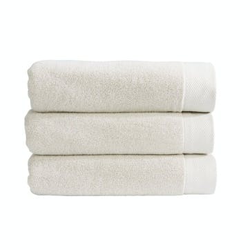 Luxe Pair of Hand Towels, French Grey