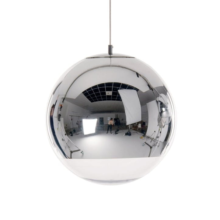 Mirror Ball Pendant Light, 40cm, Chrome