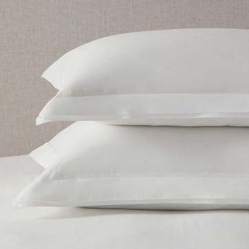 Canova Super King Oxford Pillowcase, White