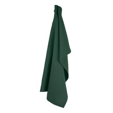 Herringbone Kitchen Towel 53 x 86cm, Dark Green